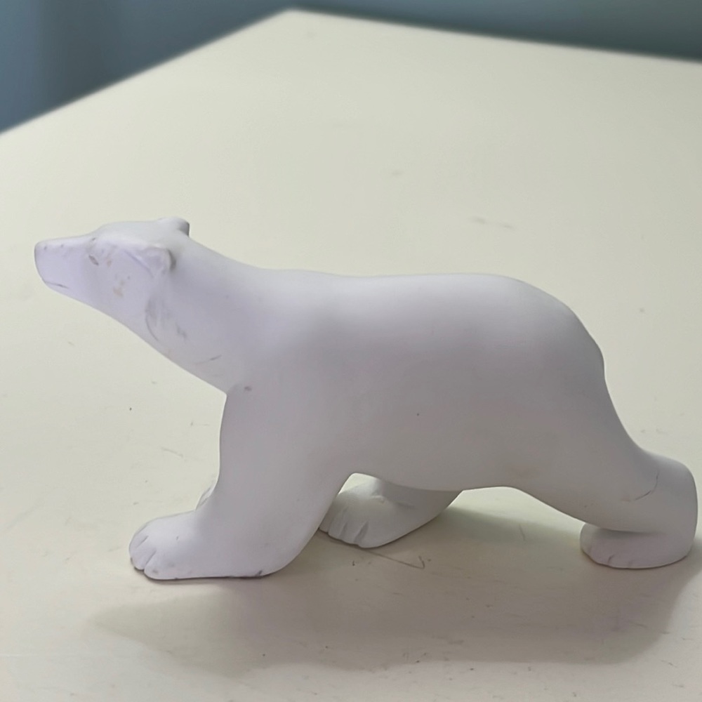 Small polar bear sculpture from Norway.